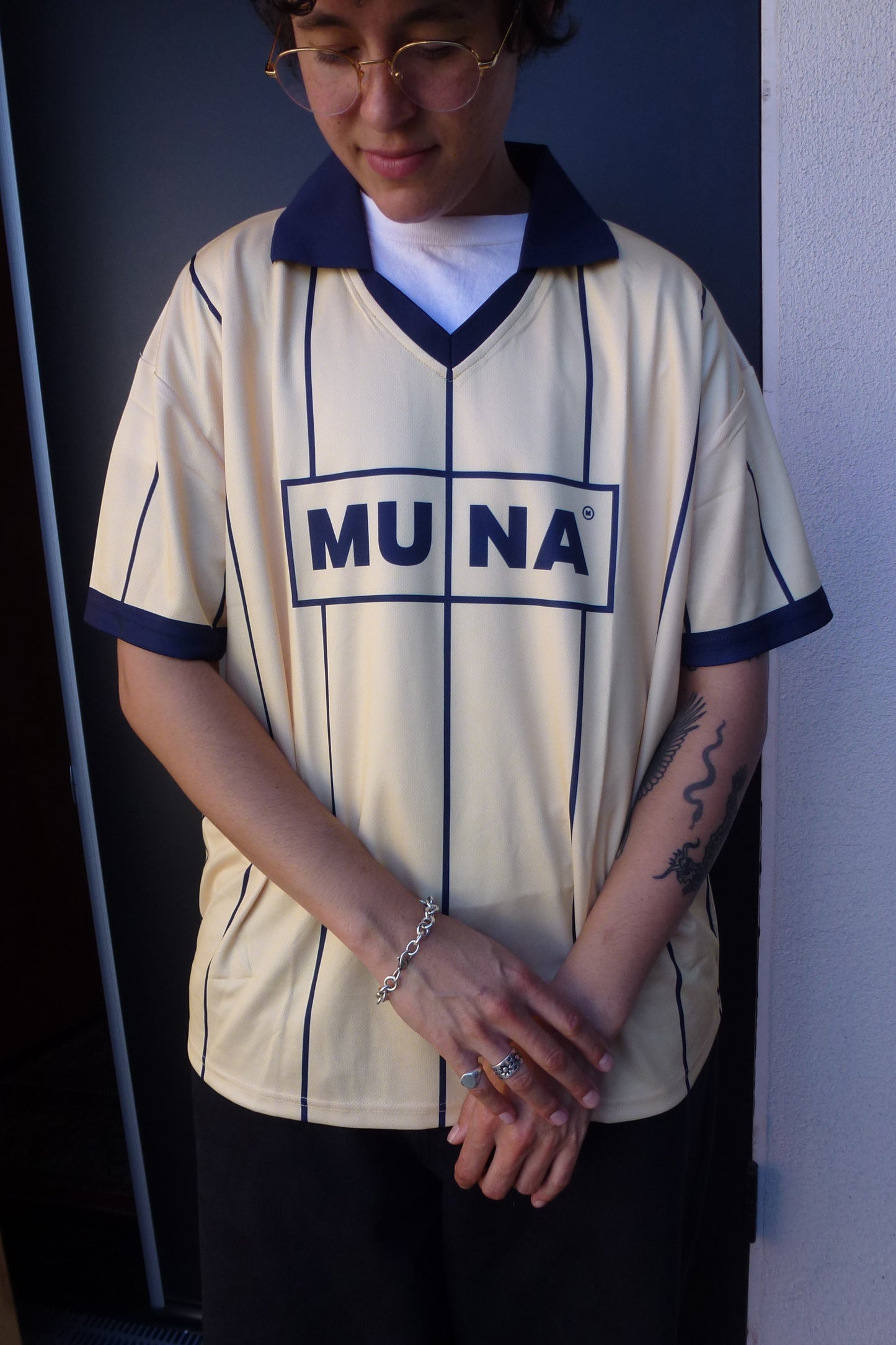 Logo Soccer Jersey - Yellow
