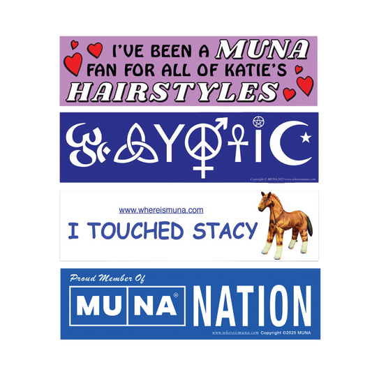 MUNA Nation Bumper Sticker Bundle