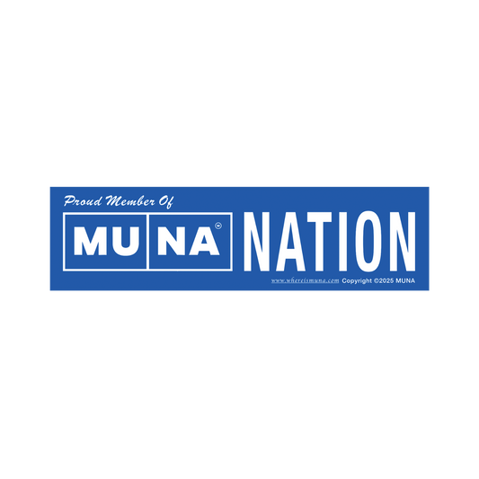 MUNA Nation Bumper Sticker
