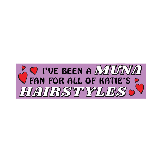 Katie's Hairstyles Bumper Sticker