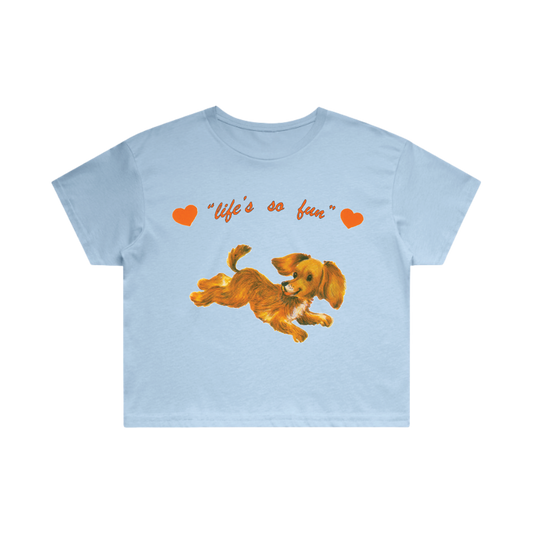 Life's So Fun Crop Tee