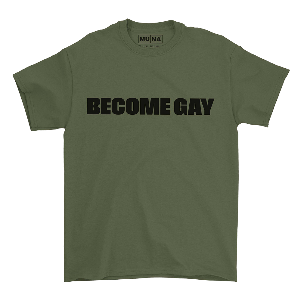 Gayotic Army Green Tee
