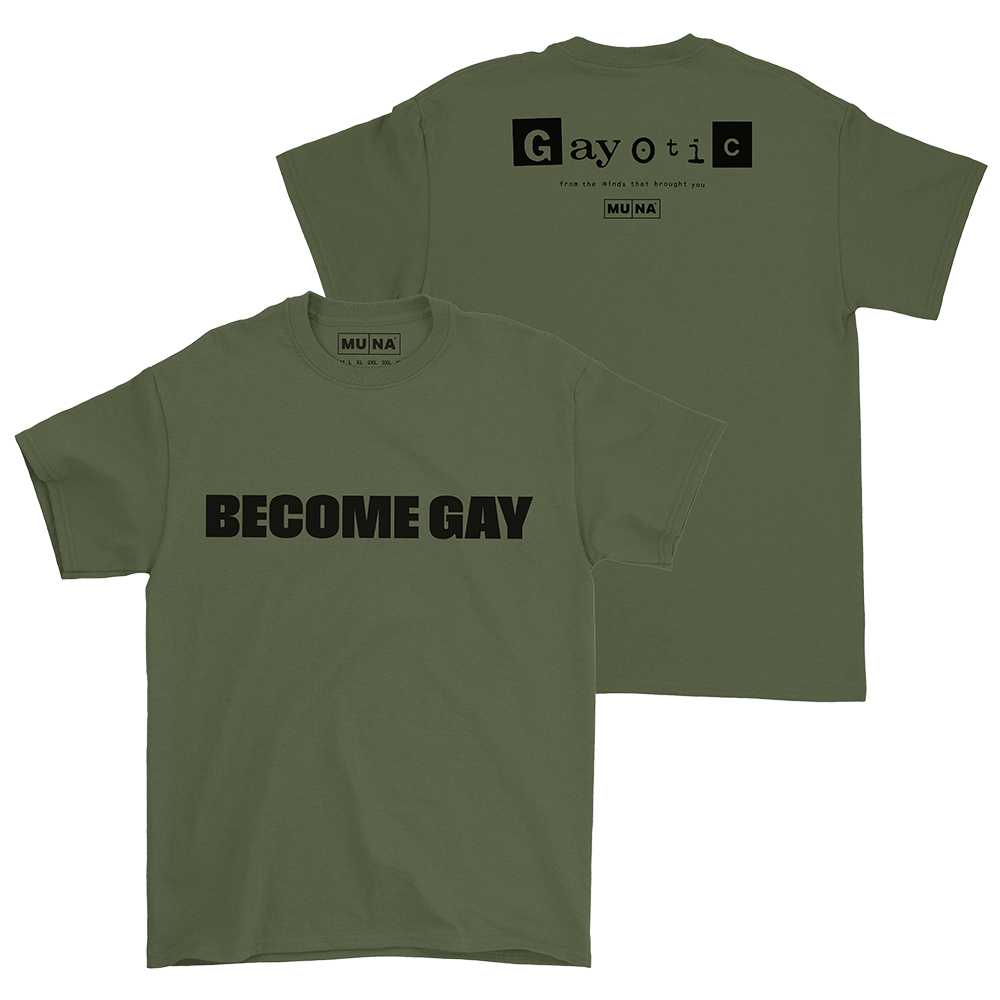 Gayotic Army Green Tee