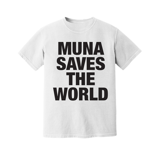 Saves The World White Tee