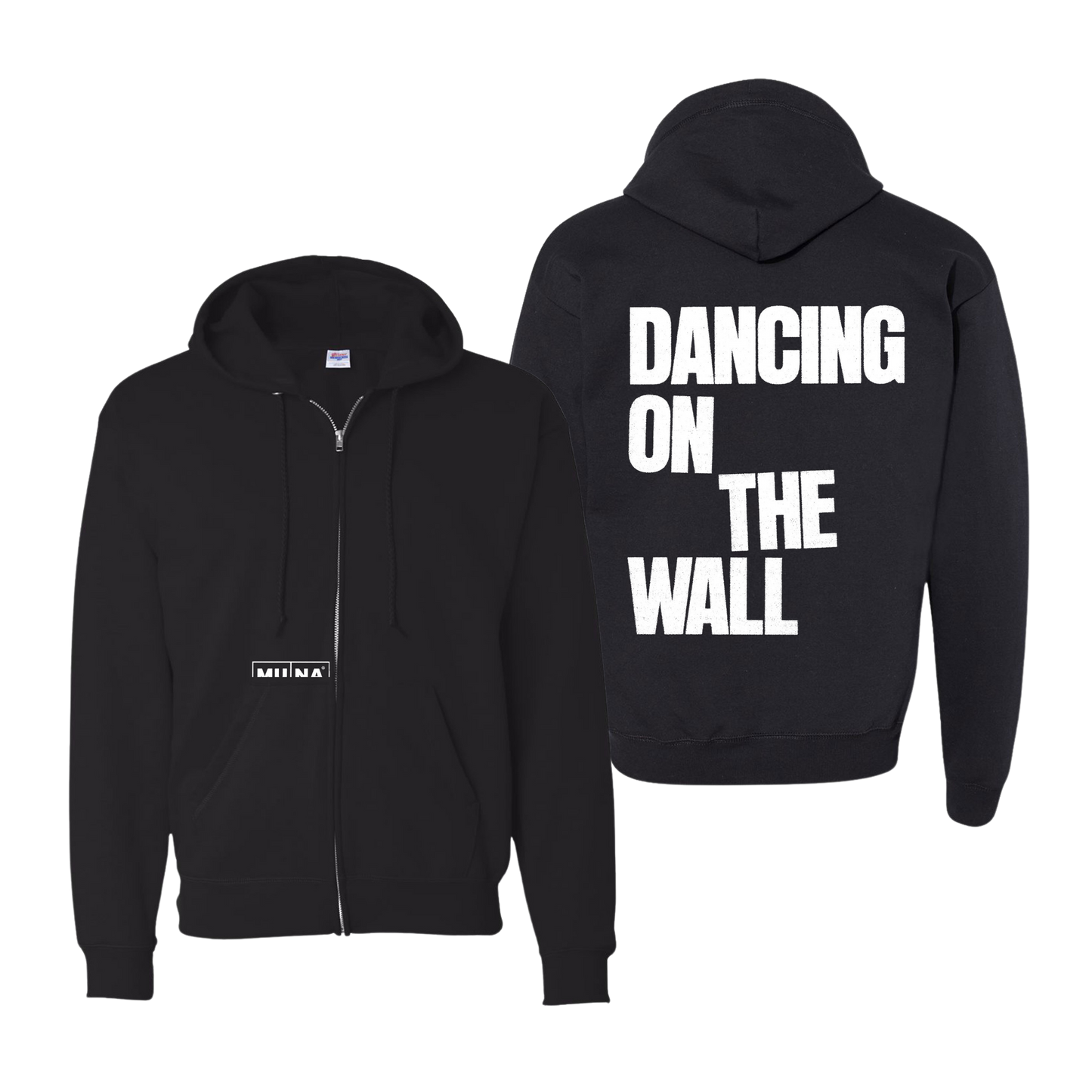 Dancing On The Wall Zip Hoodie