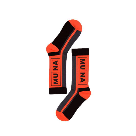 Colorblock Logo Socks