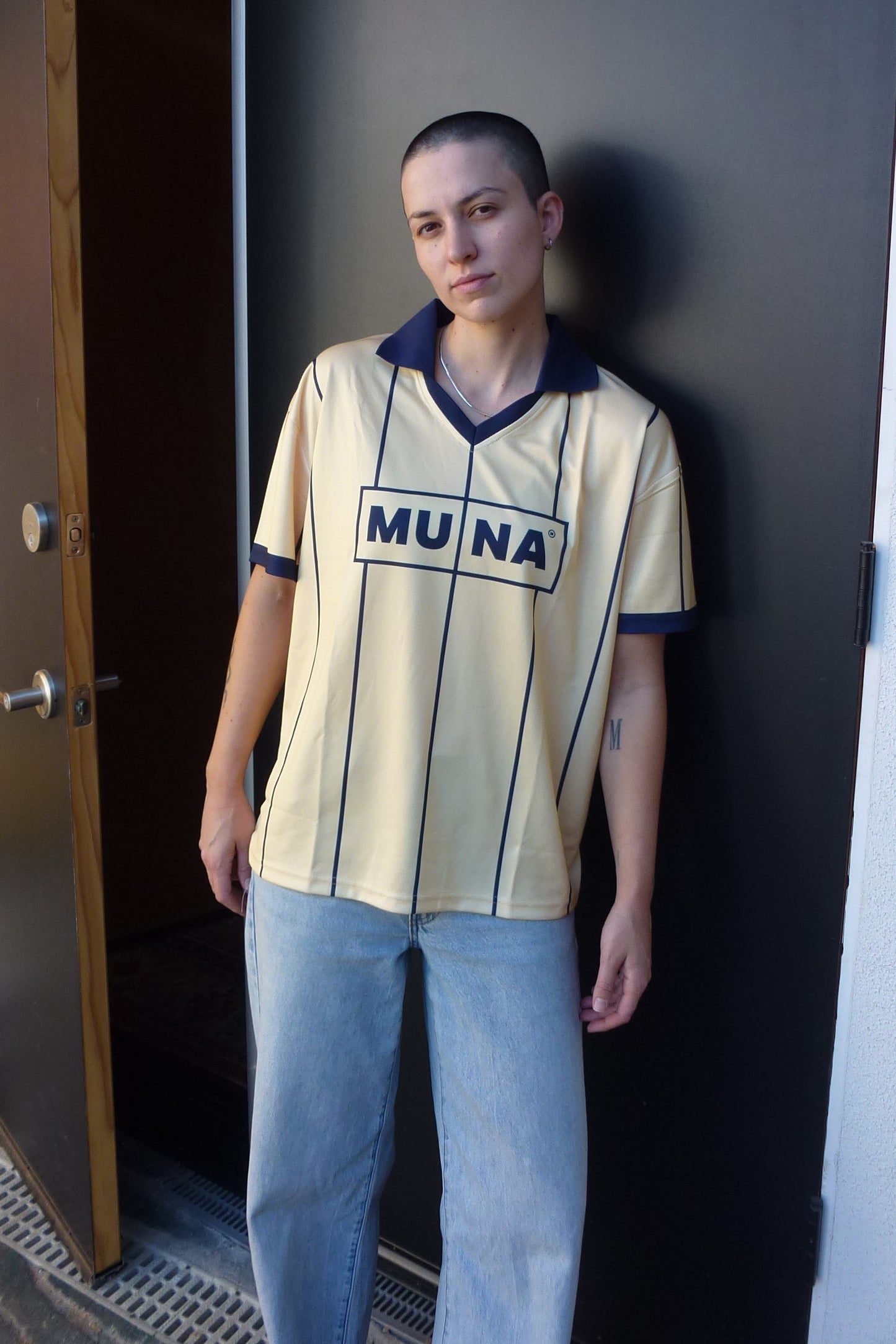 Logo Soccer Jersey - Yellow