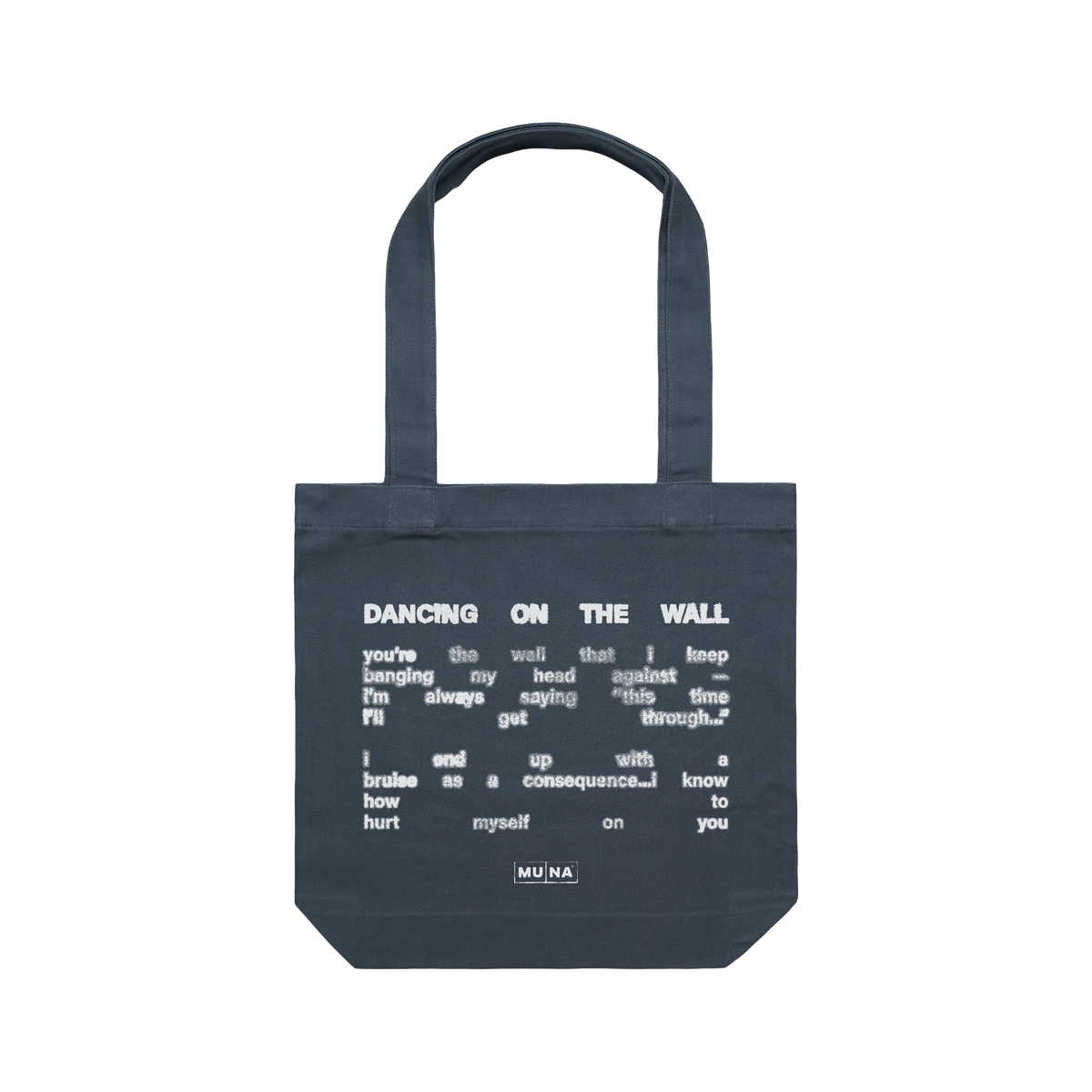 Dancing on the Wall Lyric Tote