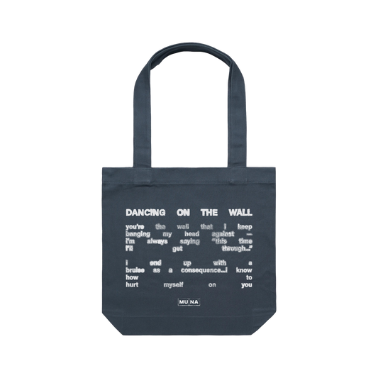 Dancing on the Wall Lyric Tote