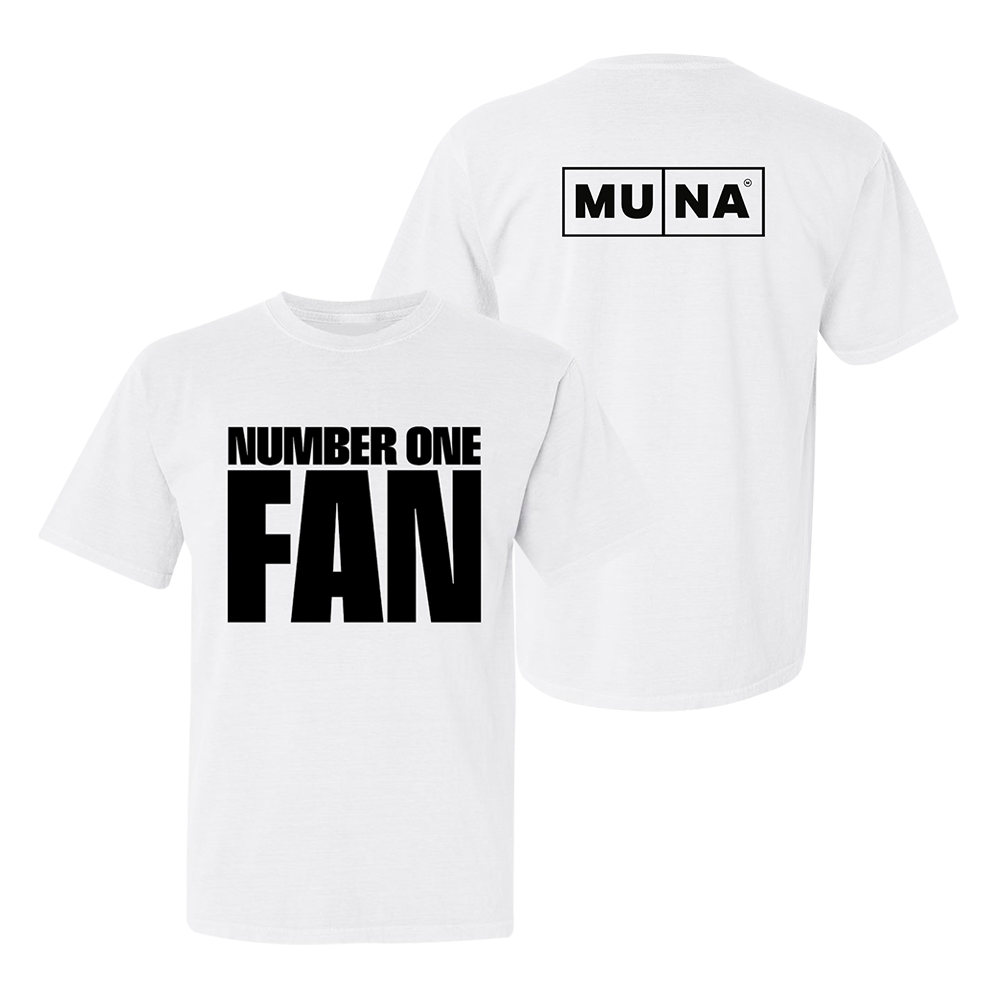 Number One Fan White Tee