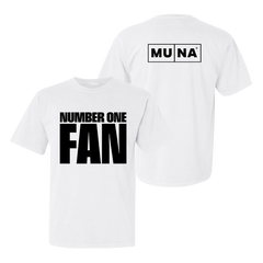 Number One Fan White Tee