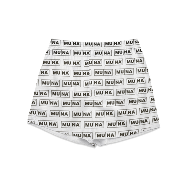 MUNA Repeat Logo White Boxers