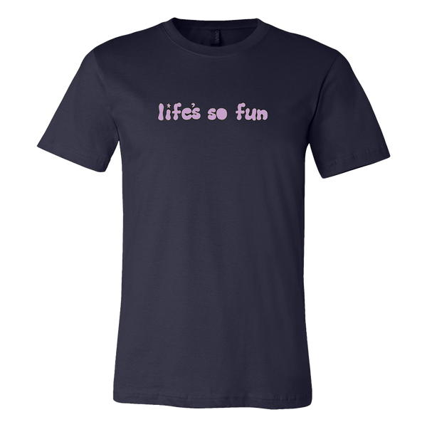 Life's So Fun Navy/Purple Tee